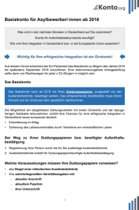 Merkblatt Basiskonto Asylbewerber deutsch