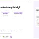 Screenshot zeigt Accountable-Antragsformular