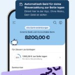 Werbematerial von Accountable zeigt Geschäftskontoansicht