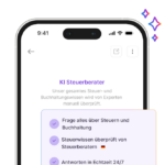 Werbematerial von Accountable zeigt KI-Steuerberaterfunktion