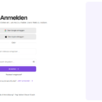 Screenshot zeigt Accountable-Weboberfläche mit Login