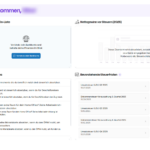 Screenshot zeigt Accountable-Webübersichtsseite der Konten