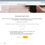 Login Onlinebanking des bestehenden Kontos