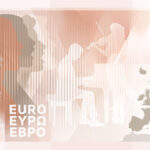 Neuer Eurodesignentwurf der Serie E von Myrsini Vardopoulou. Die Rückseite des 10-Euro-Scheins zeigt zum Thema "Musik" einen Klavierspieler, eine Violine und einen Chor und eine Karte Europas.