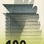 Neuer Eurodesignentwurf der Serie J von Ville Tietäväinen. Die Rückseite des 100-Euro-Scheins ist hochkant und zeigt den Europäischen Rat und den Rat der Europäischen Union sowie eine transparente Flügelsilhouette eines Säbelschnäblers.