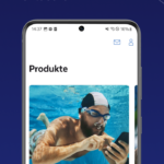 Werbemittel der Deutschen Bank illustriert Appfunktionalität