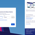Oberfläche des Online-Banking der Deutschen Bank am Beispiel eines Demokontos