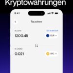 Werbemittel Deblock illustriert Funktionen der Banking-App und Vorzüge des Kontos