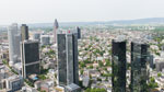 Blick auf Bankenpanorama Frankfurt