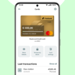 Werbemittel von FYRST illustriert Funktionen der Banking-App