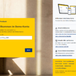 Oberfläche des Online-Banking der Postbank am Beispiel eines Demokontos