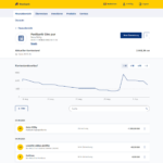 Oberfläche des Online-Banking der Postbank am Beispiel eines Demokontos