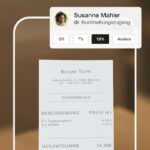 Werbemittel von Qonto illustriert Funktionen der Banking-App