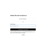 Screenshot zeigt Antragsformular von Qonto