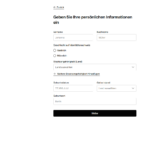 Screenshot zeigt Antragsformular von Qonto