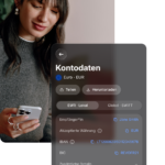 Werbemittel von Revolut illustriert Funktionen der Banking-App