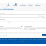 Screenshot zeigt Antragsformular der Sparda-Bank Hamburg