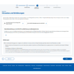 Screenshot zeigt Antragsformular der Sparda-Bank Hamburg