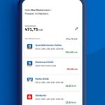 Werbemittel der Sparda-Bank Hamburg illustriert Funktionen der Banking-App